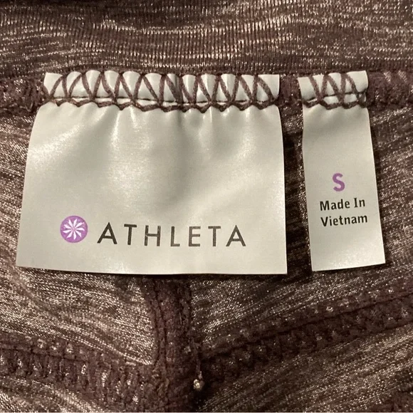 Athleta Brown Flared Yoga Pants Sz S - Picture 7 of 8